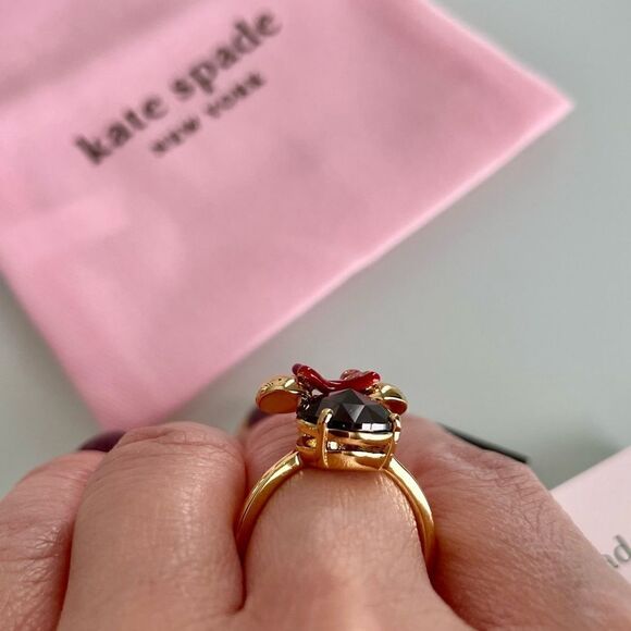 NWT Disney x Kate Spade New York Minnie Ring - Picture 7 of 11